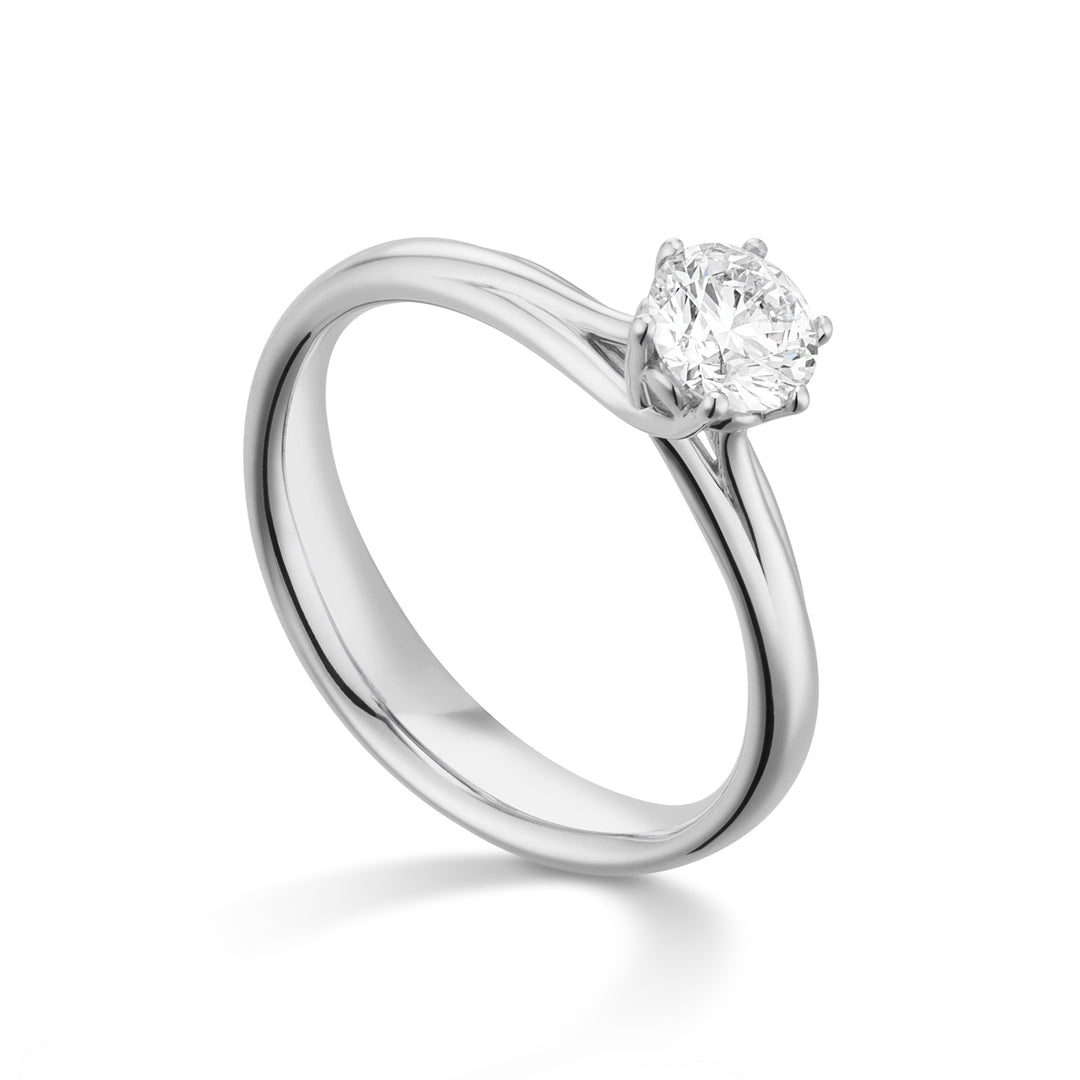 World Diamond Group grace solitaire ring 6 prongs ASL025DI-23059110011