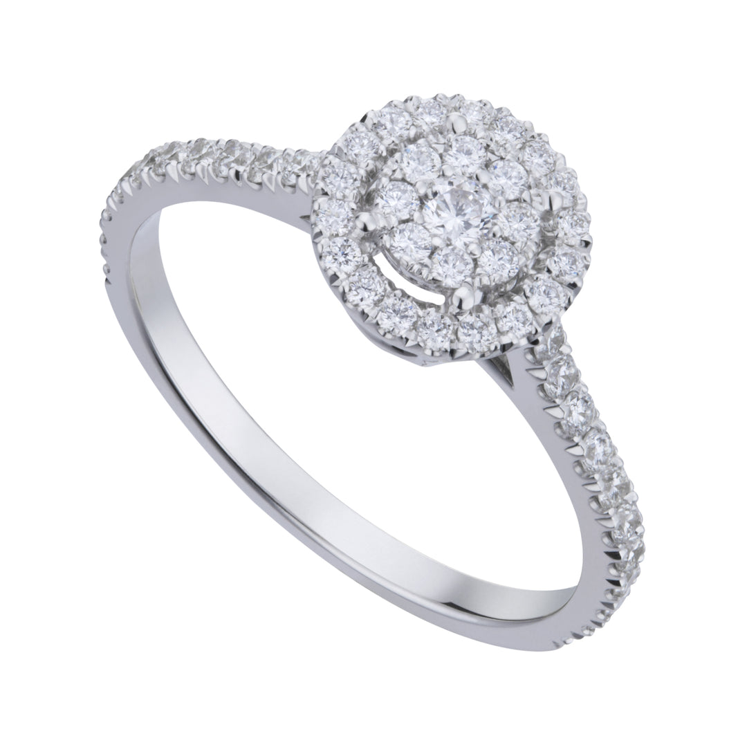 Golay-Zen-Ring 0,10 ct mit Kontur und vertieftem Schaft ACT014DI2-22196110013