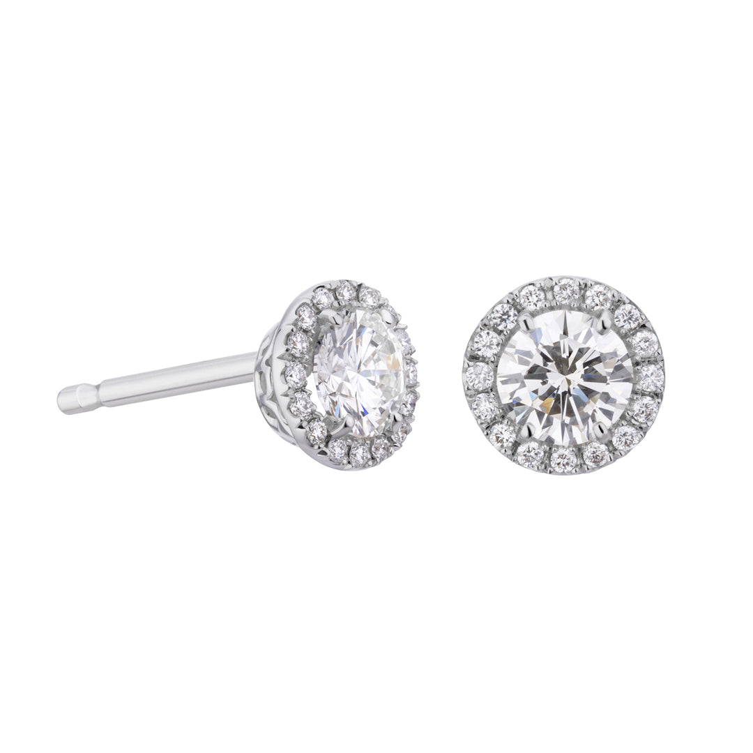 Golay solitaire cent earrings 0.25 ct with diamonds OCT008DI25-24191110040