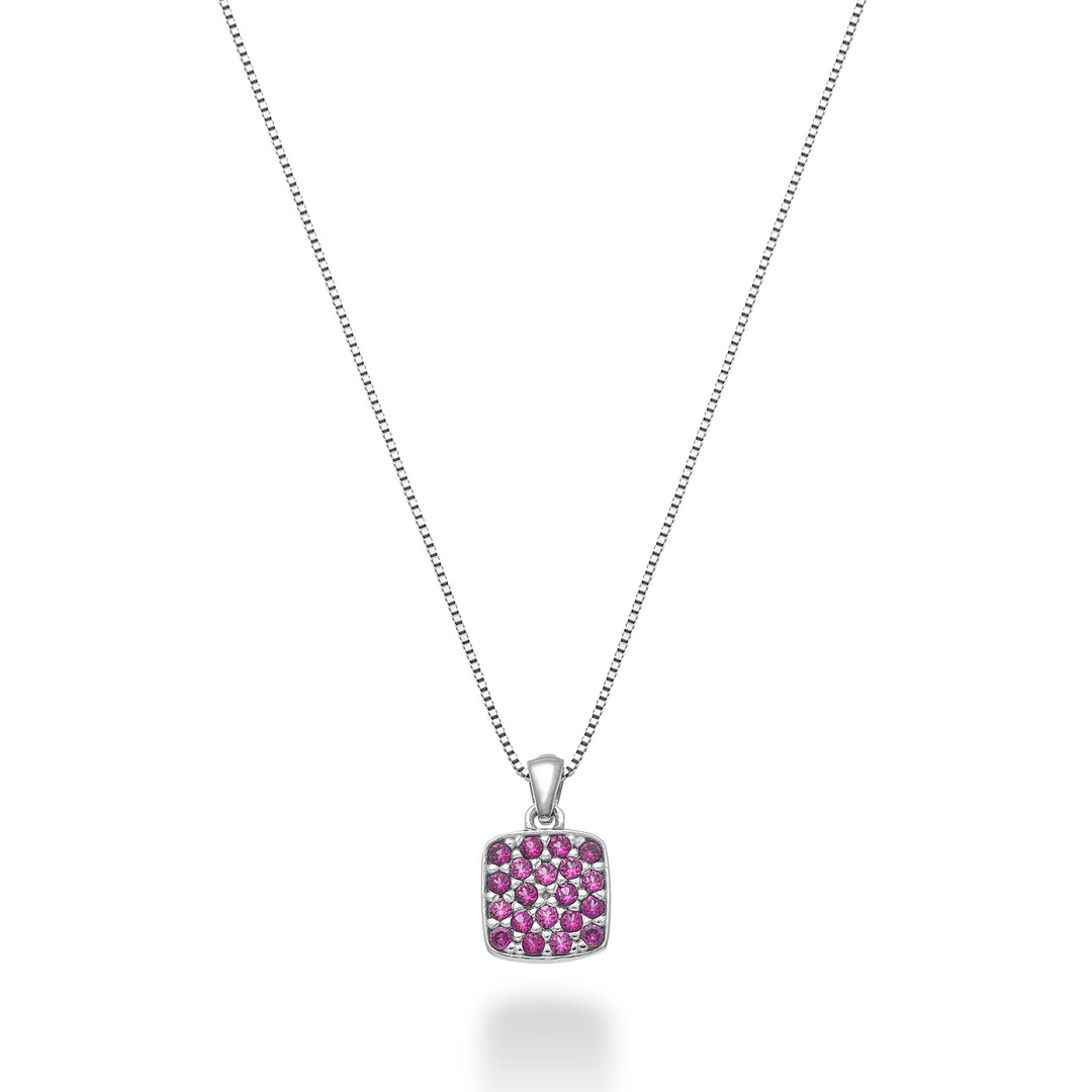 Mikiko cl 18k robijn vierkant 0,12 ct MD5164O4RBR