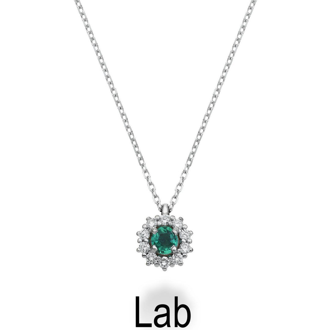 Mikiko cl 18k smaragd 0,10 ct diam. 0,07 ct maat 2 MD5085O4SML010