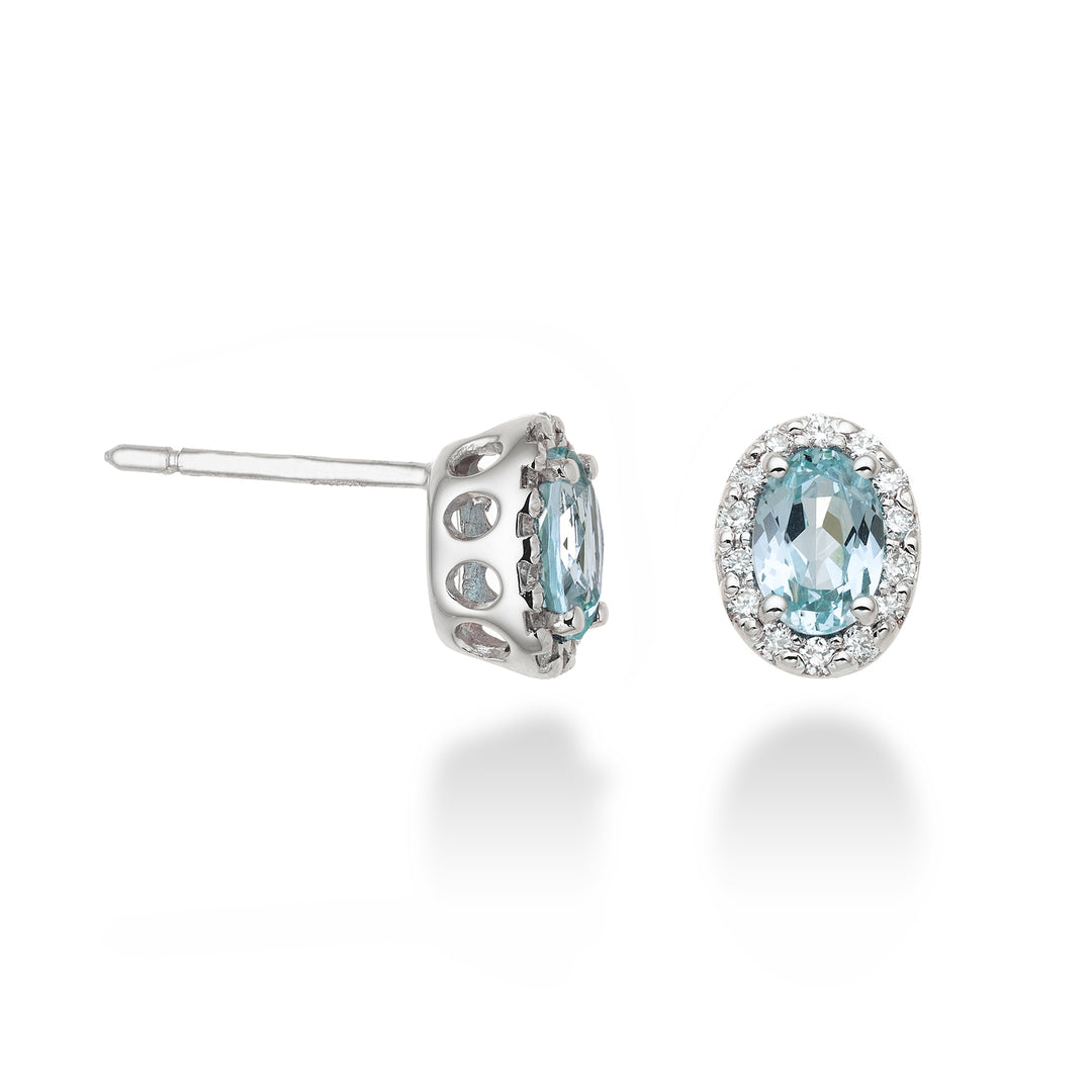 Mikiko oder 18k Paraiba-Turmalin oval 6x4 ct.1,40 dia ct.0,18 MO5038O4PAR