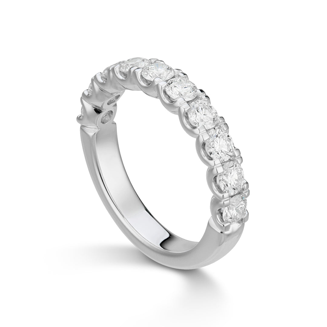 Golay half round diamond ring of 0.22ct each. AFP766MG022D-14-25309110100
