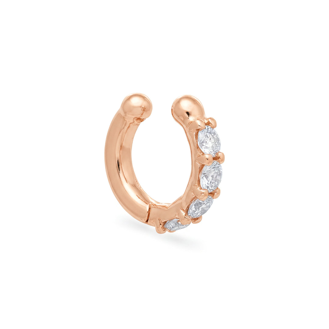 Golay Spring Ear Cuff-Ohrring mit Diamanten, Roségold OEC781DR-26023110084