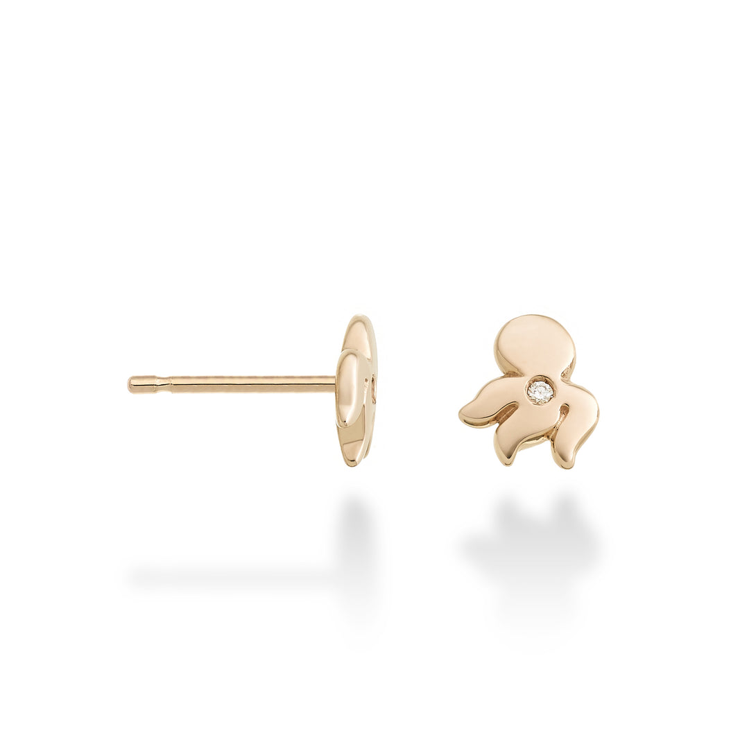 Nihama oder 18 Karat Oktopus 0,02 ct Roségold NO5117O3BR002