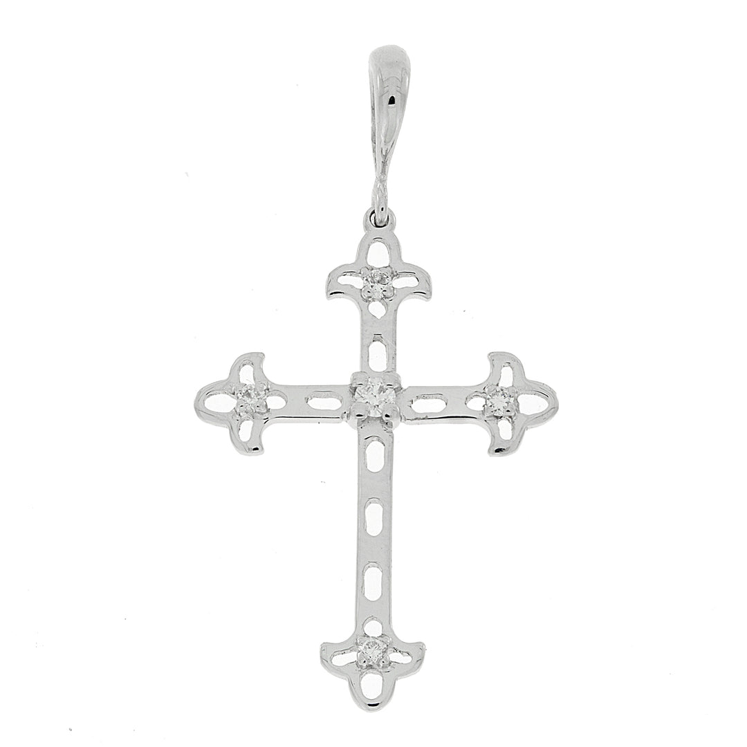 Golay witte kruis choker GCRO05-14189110003
