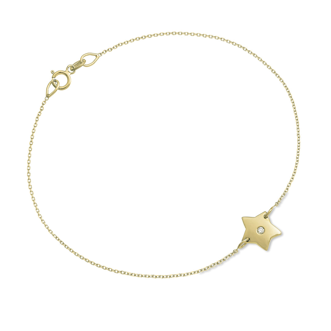 Nihama br 18k Stern 0,01 ct Gelbgold NB5040O1BR001