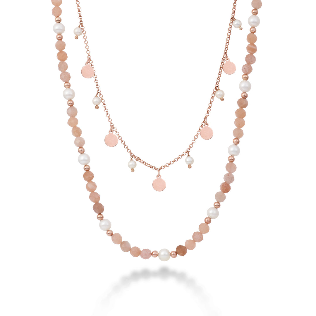 Mikiko cl ag925 fw 4/4,5 5/5,5 maansteen 4mm MD7594A3ROSA