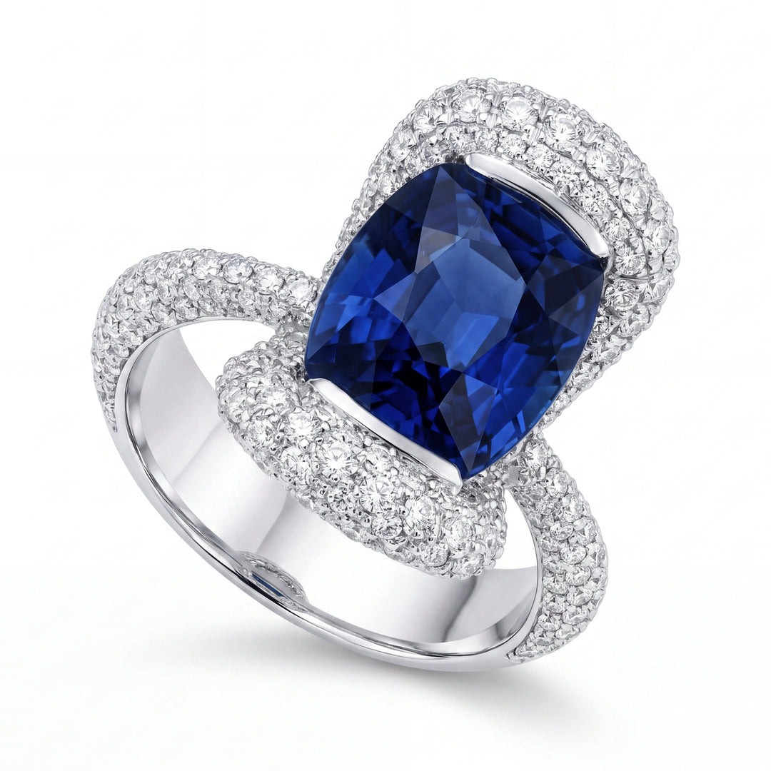 Bagues diamant et saphir World Diamond Group 0 ct 4,36 AB1696-16218110004