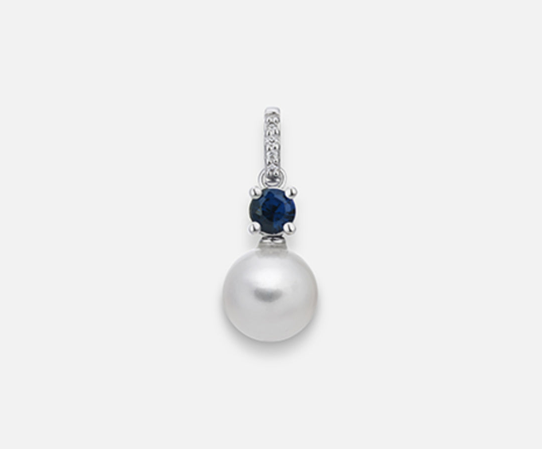 Mikiko pe 18k fw 7.5/8 saphir rond mm3.5 ct.0.19 dia ct.0.015 MP0398O4FABI075