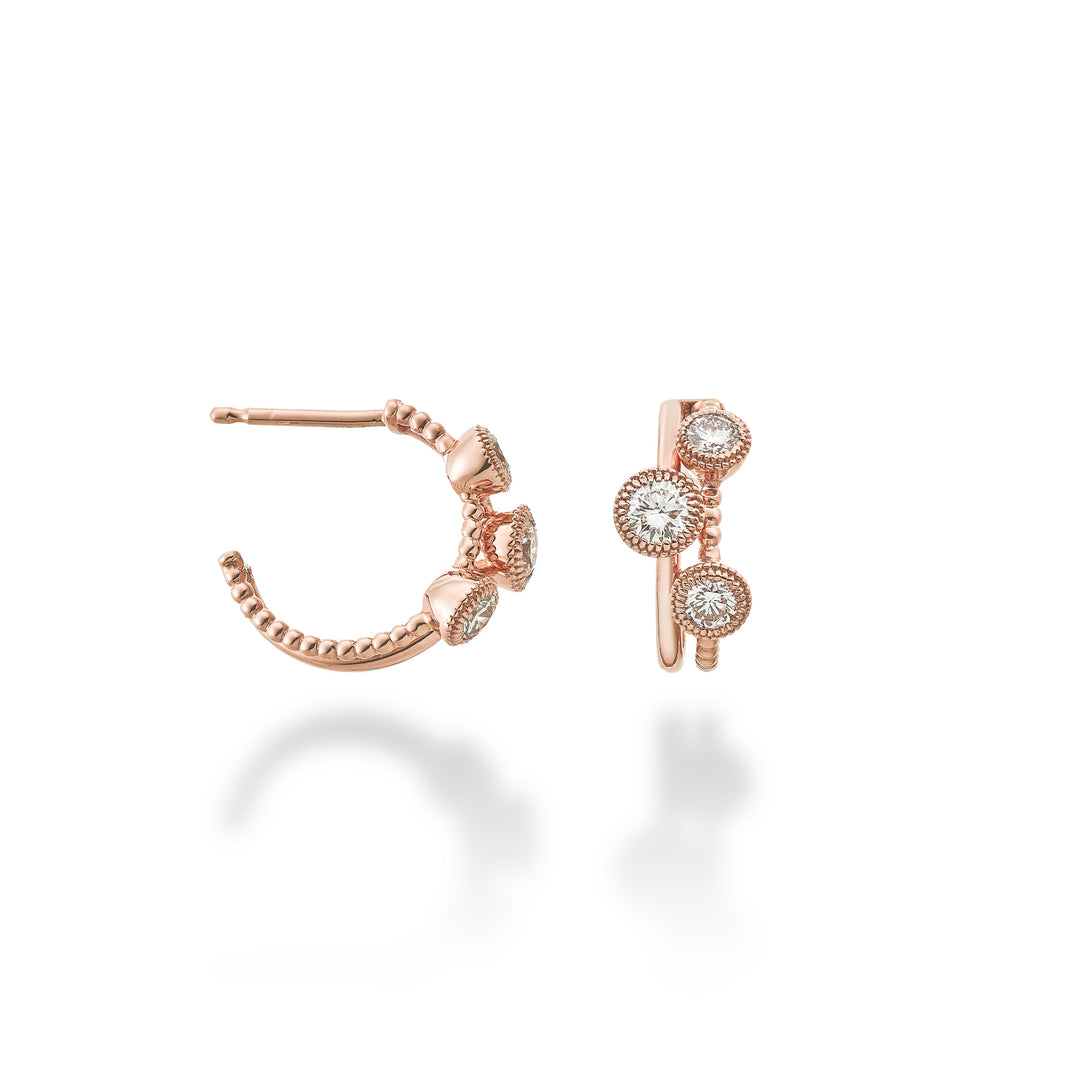 Golay oder 18 Karat Skalar-Trilogie ct.0,66 (0,08+0,10+0,15) Roségold GOTRS048DIO3