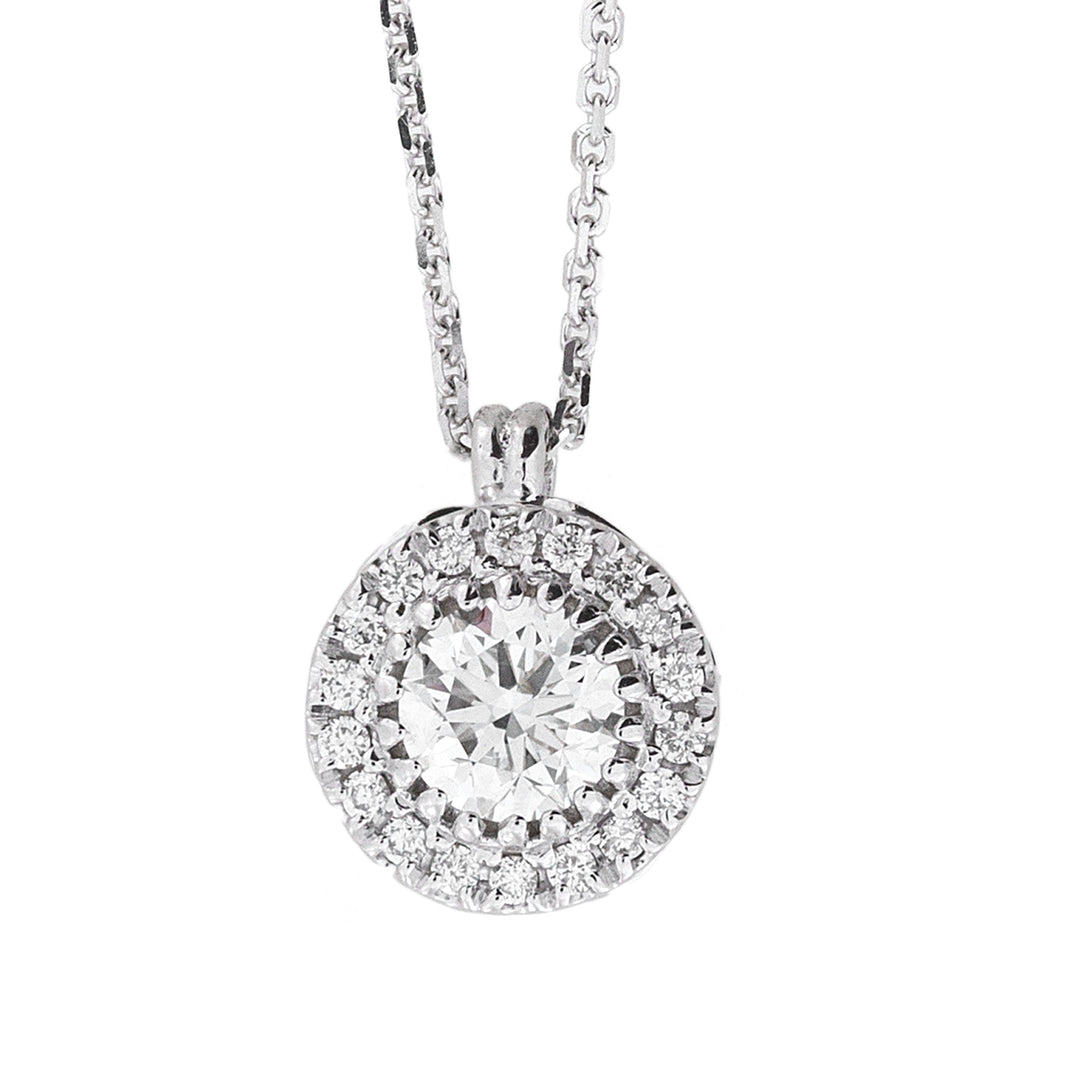 Pendentif Golay avec contour cen 0,30 ct PCT002030WDI-18037110012