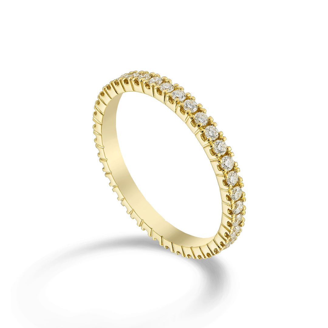 Golay linearer Fingerring aus Gelbgold AETL022DI053G-23164110035