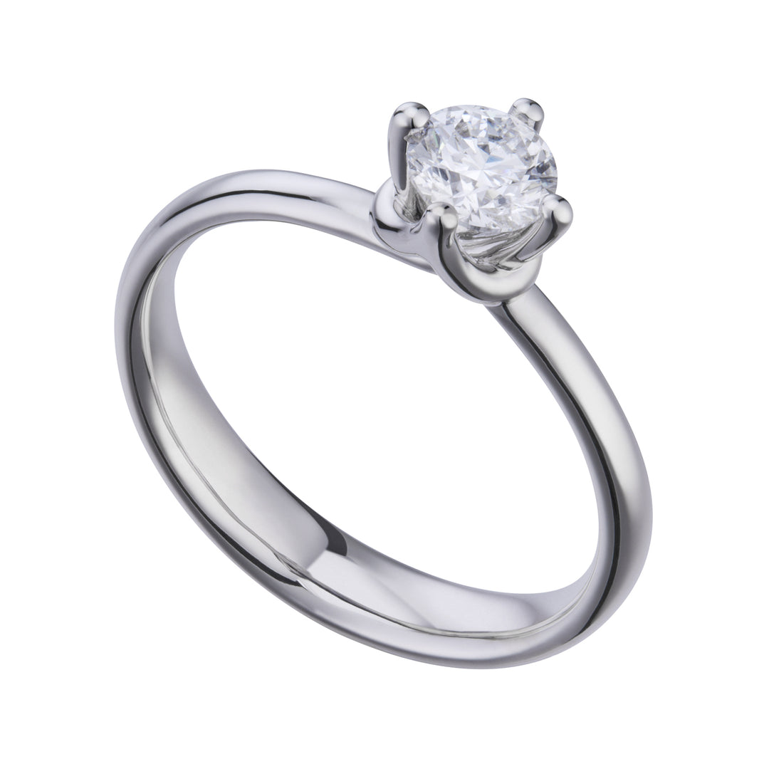 Golay solitaire ring with 4 prongs ASL041DI-22238110008