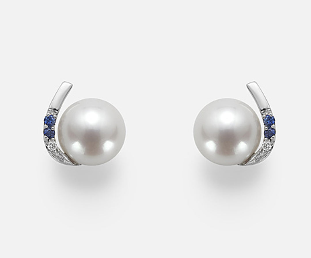 Nihama oder 18 Karat FW 7,5/8 Dia ct.0,015 Saphire ct.0,05 NO1495O4FABI075