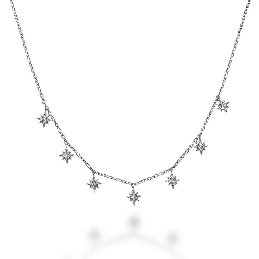 Nihama cl ag925 edelsteen wit swarovski ND7564A4WHITE0