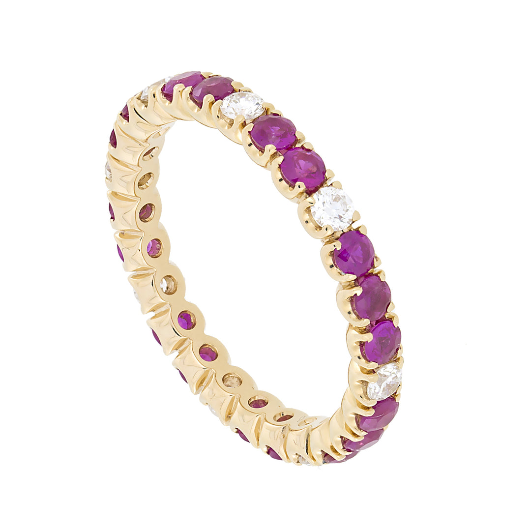 Golay-Ring mit Rubinen + Spot AFP1201RUDI-21013110102