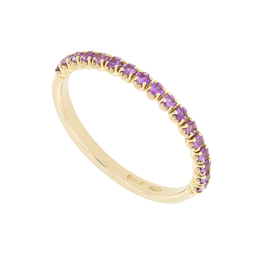 Golay Eternity-Ring 1/2 Umdrehung rosa Saphire 0,28 ct AFP1223PS