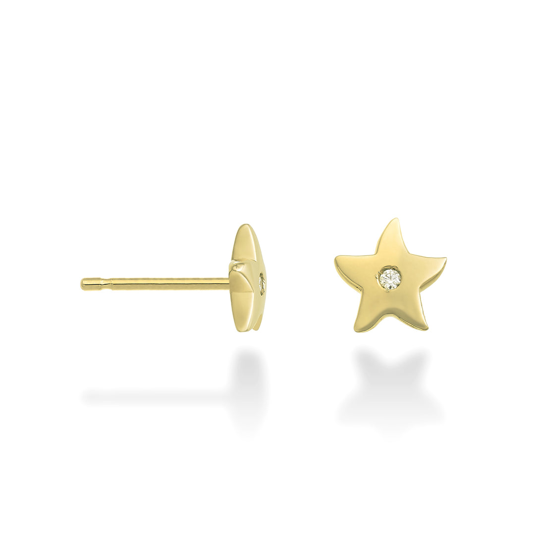 Nihama oder 18 Karat Stern 0,02 ct Gelbgold NO5108O1BR002