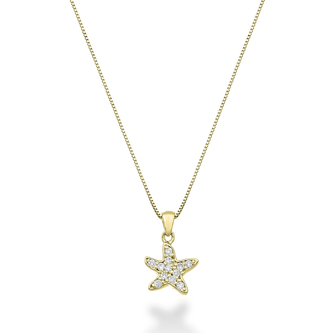 Nihama cl étoile 18 carats 0,05 ct or jaune ND5166O1BR005