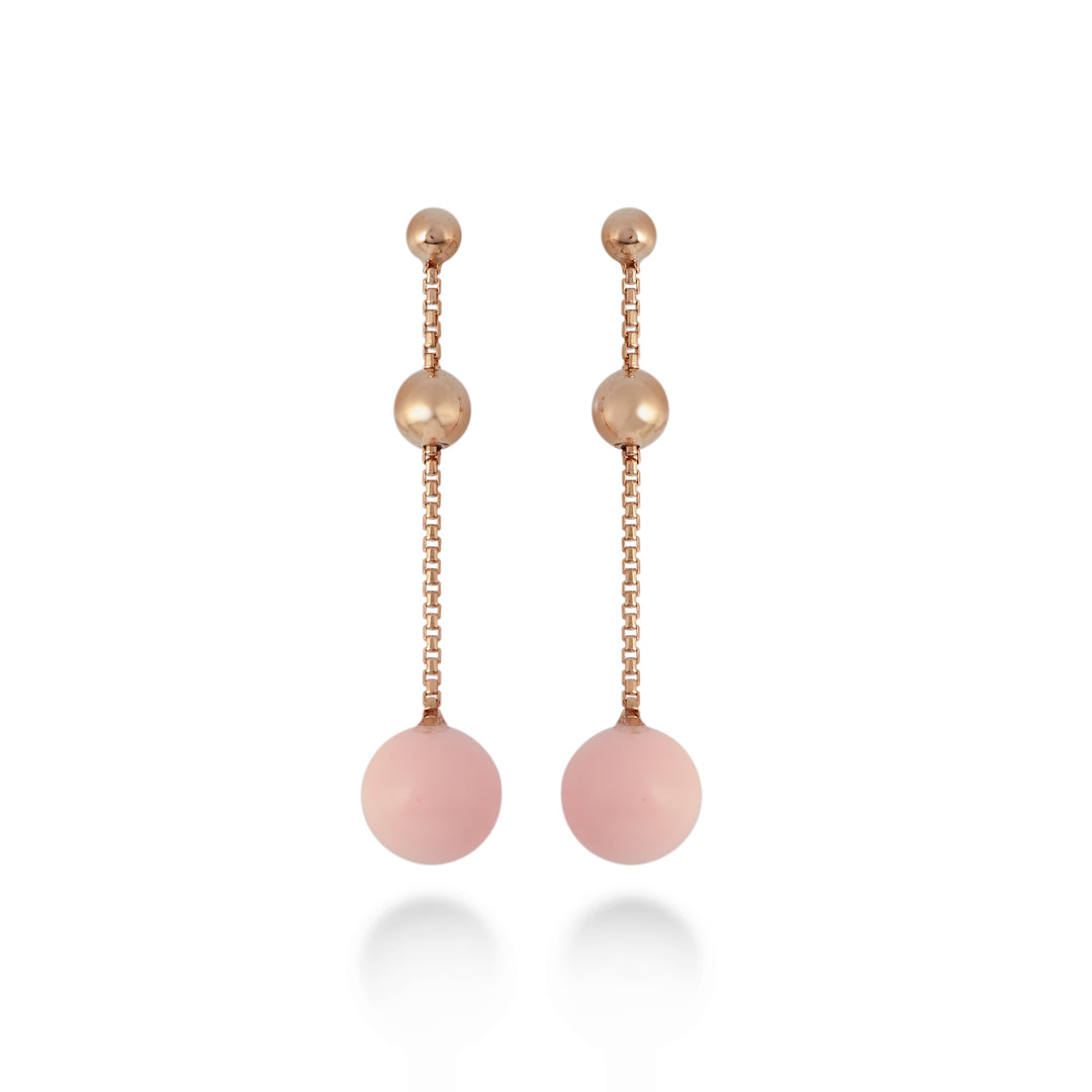 Nihama oder Ag925 rosa Korallenagglomerat 10 mm NO7636A3CORALLO