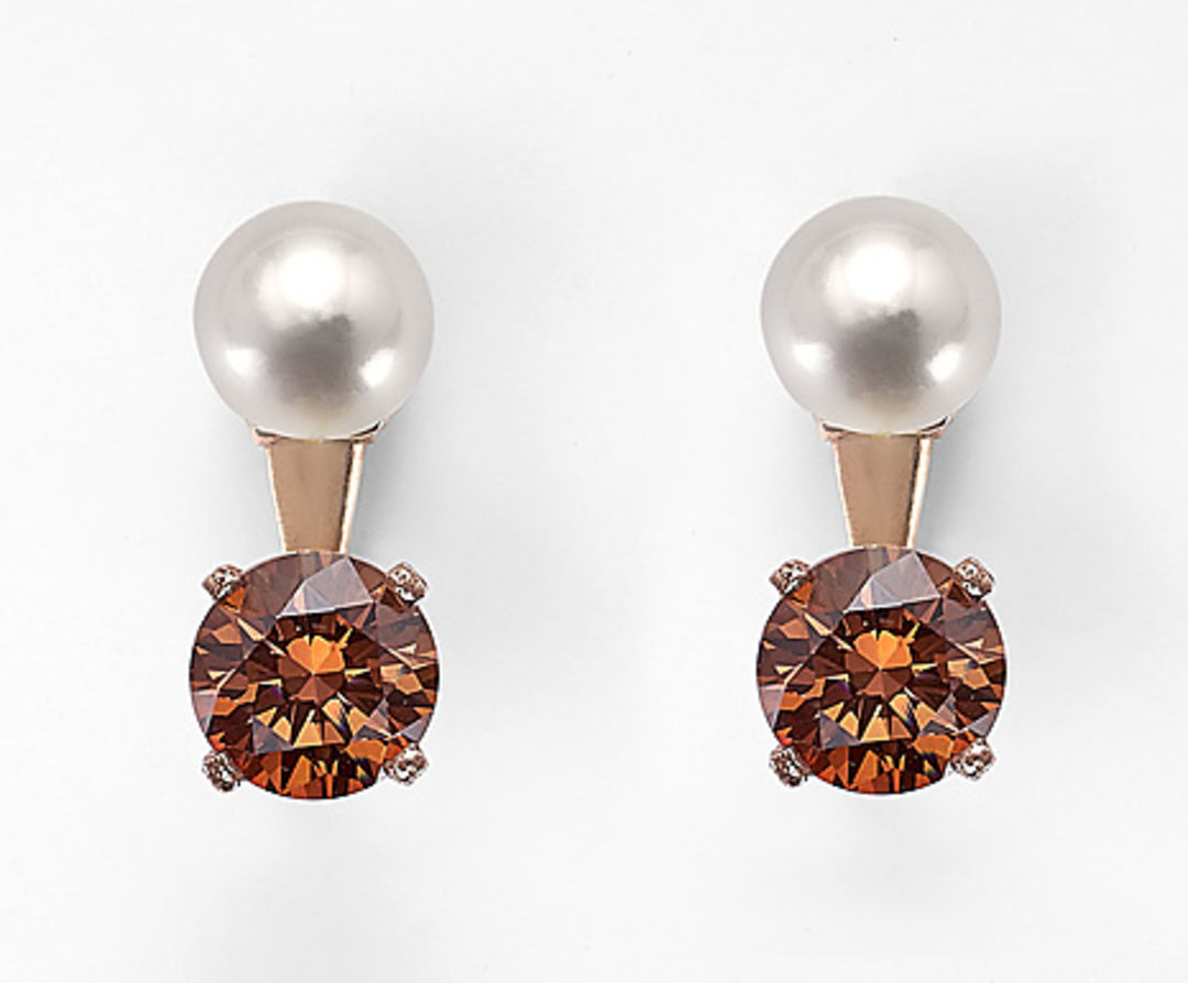 Nihama oder AG925 fw 7,5/8 Zirkone Karamell 8mm NO7464A3CARAMEL