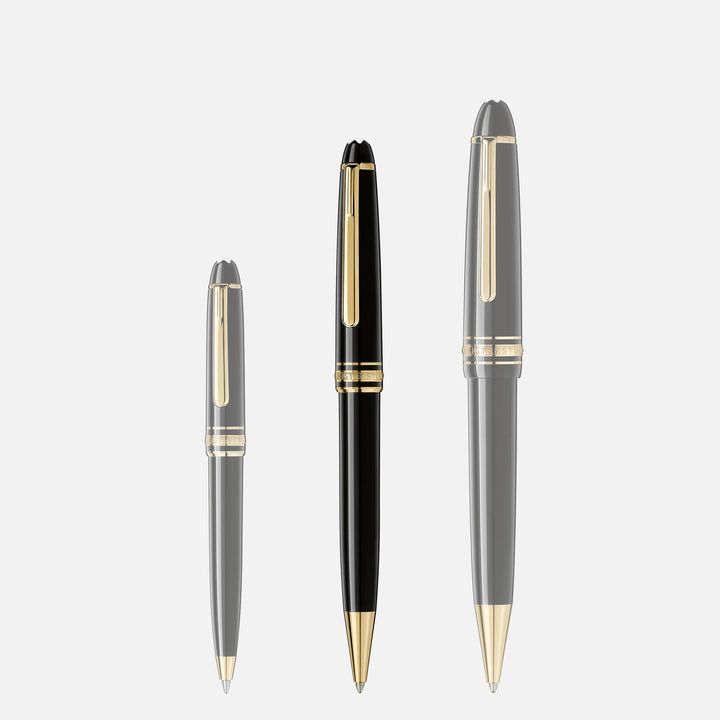 Stylo à bille Montblanc Meisterstück Classique plaqué or 132453