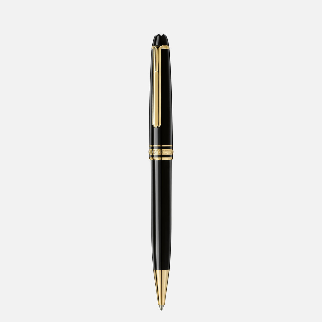 Stylo à bille Montblanc Meisterstück Classique plaqué or 132453
