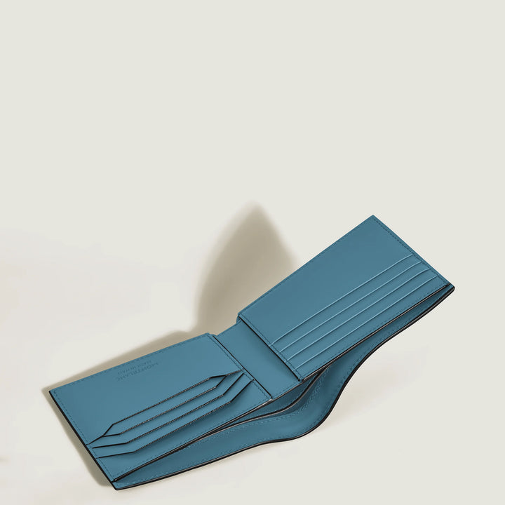 Montblanc portemonnee 8 vakken 4810 Fumé Blauw 199343