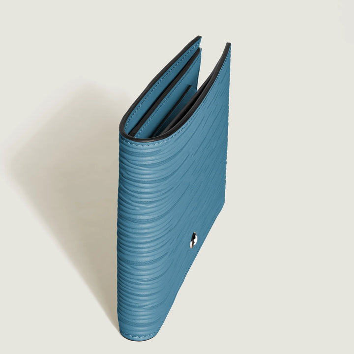 Montblanc portemonnee 8 vakken 4810 Fumé Blauw 199343