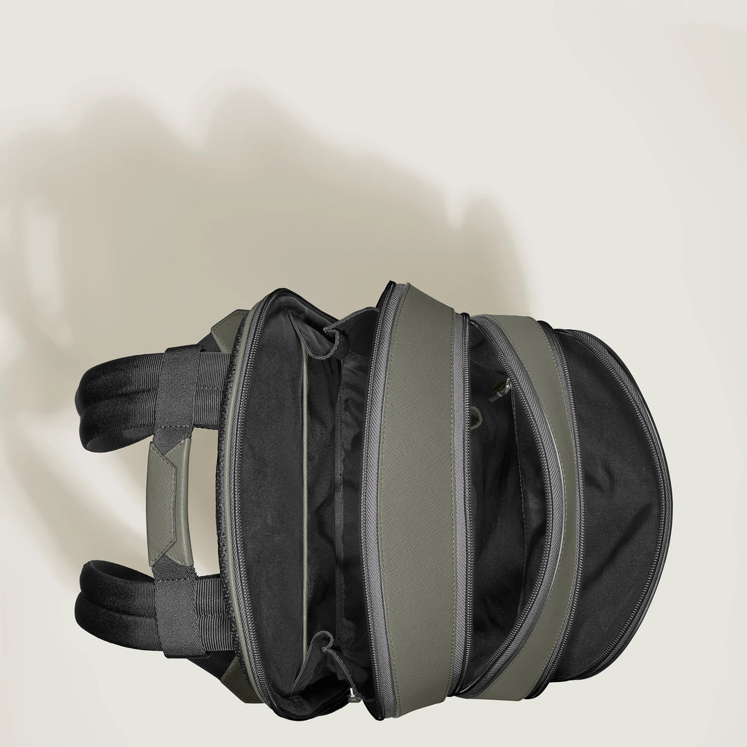 Montblanc medium backpack with 3 Sartorial compartments medium gray 199360
