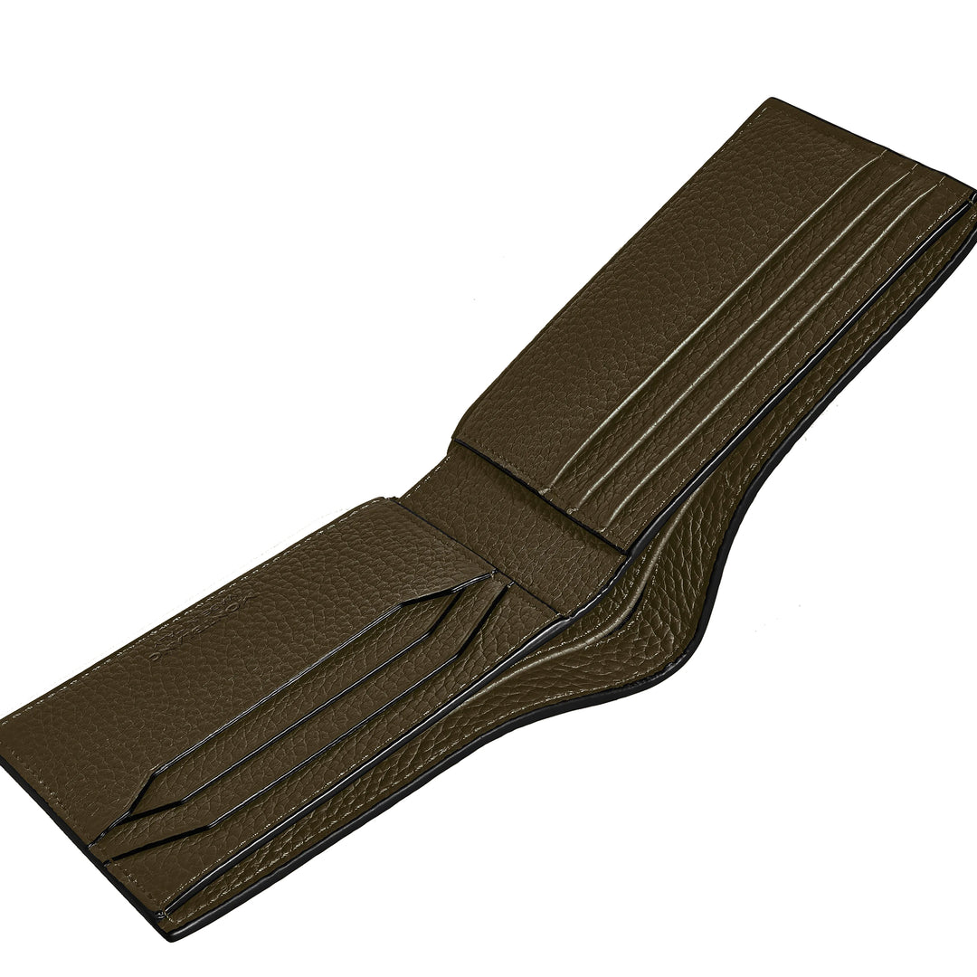 Portefeuille Montblanc 6cc kaki 220197