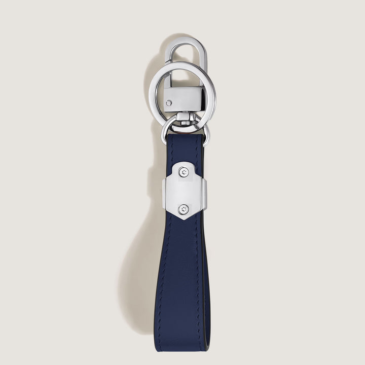 Montblanc Inktpot sleutelhanger leer Meisterstück inktblauw 221312
