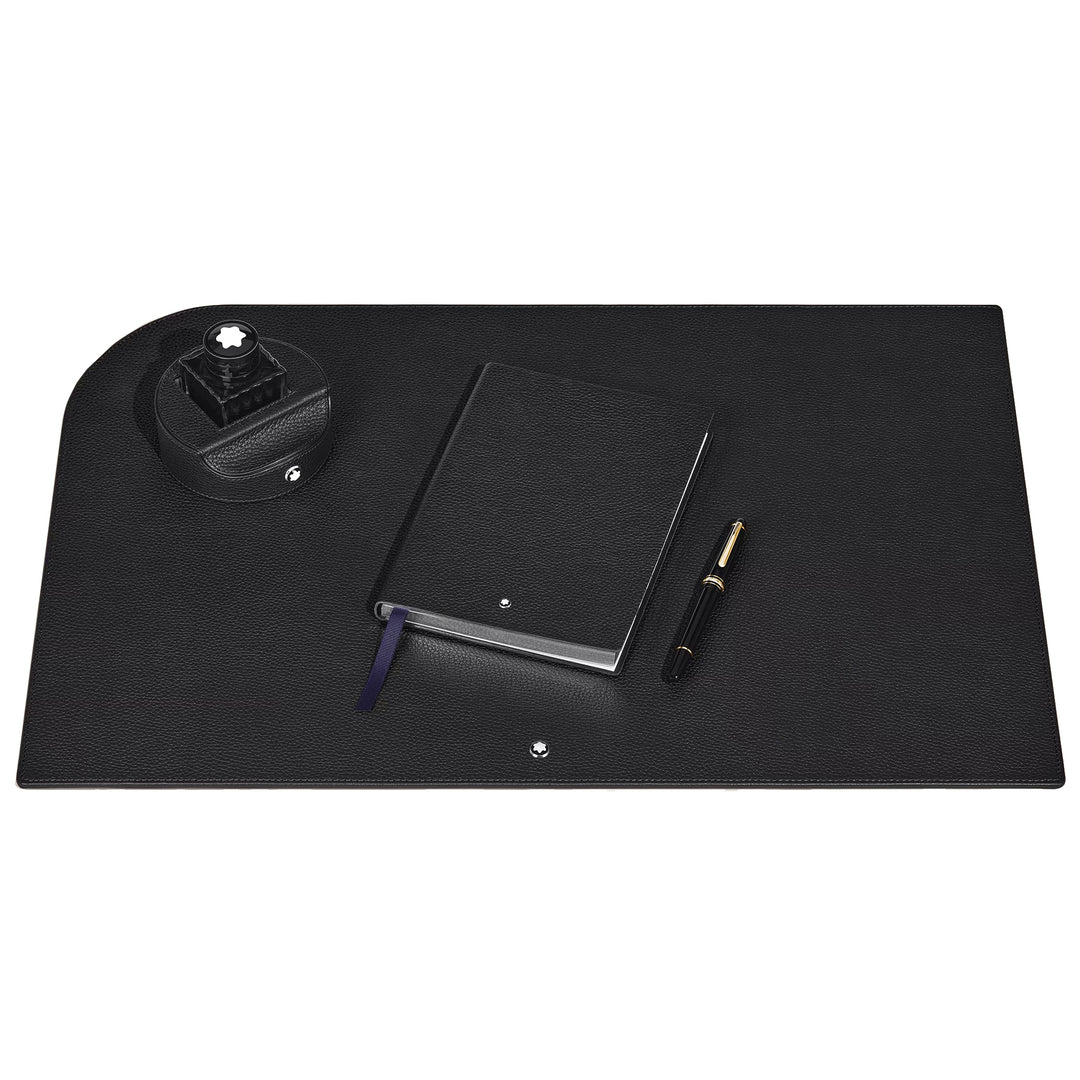 Montblanc Leather desk pad with black grain 222608