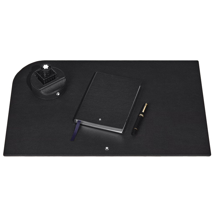 Montblanc Leather desk pad with black grain 222608
