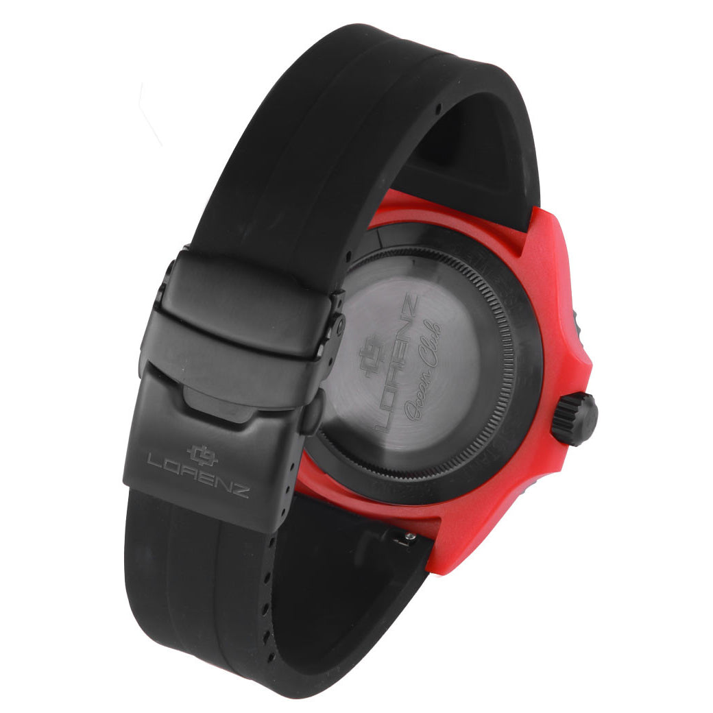 Lorenz Ocean Club Red Coral 40 mm schwarze Quarzuhr 030268CC