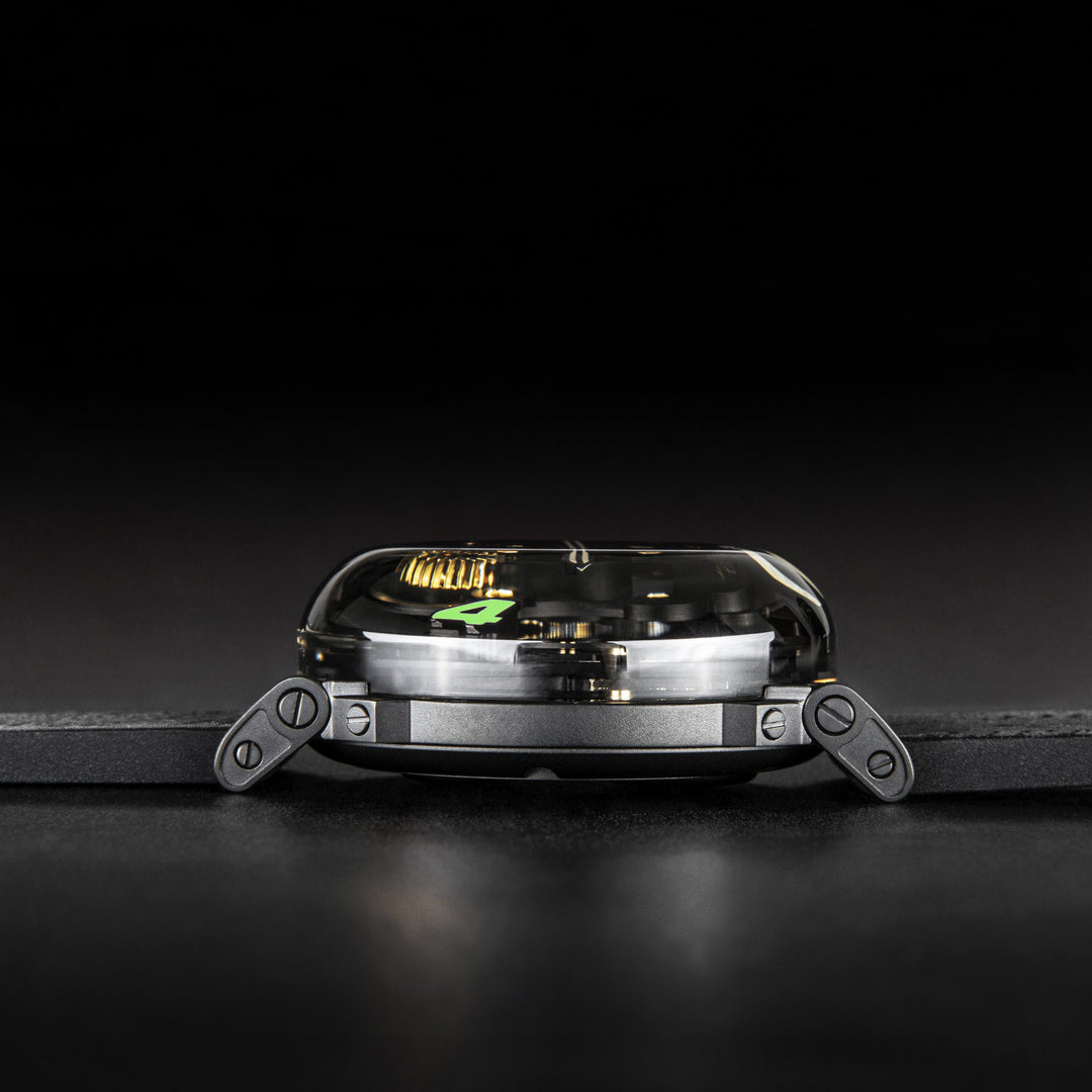 Montre U-BOAT U-65 SS GREEN 44mm acier quartz squelette 3350