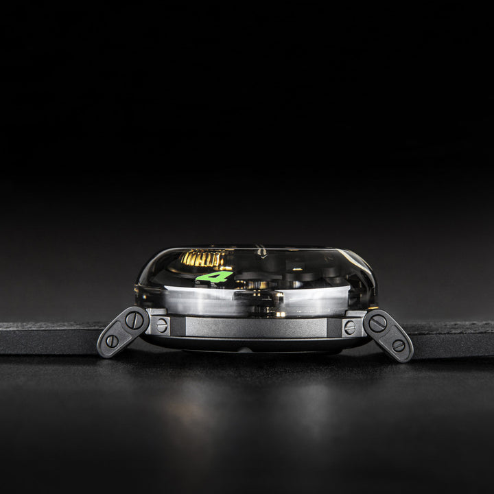Montre U-BOAT U-65 SS GREEN 44mm acier quartz squelette 3350