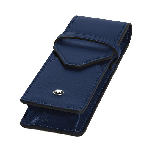 Montblanc case for 2 writing instruments Envelope blue ink 221366