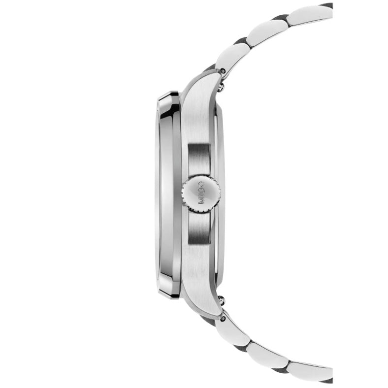 Montre Mido Multifort TV Big Date Chronomètre 40mm bleu automatique acier M049.567.11.041.00