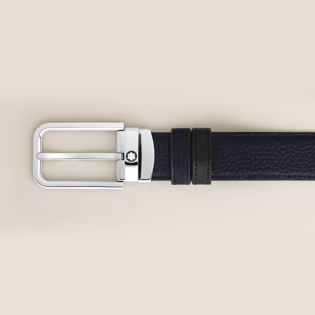 Ceinture réversible Montblanc Meisterstück cuir vestimentaire 30 mm 223411