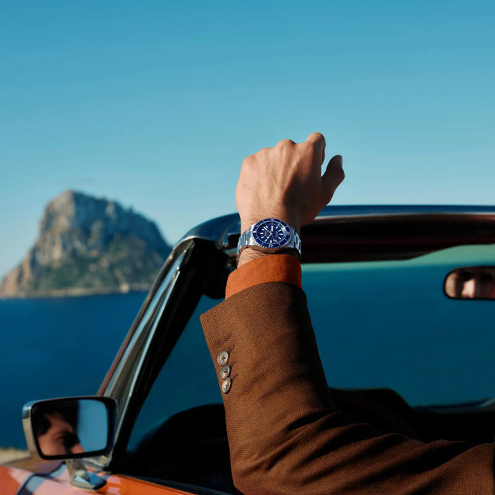 Montre Mido Ocean Star 200 41mm bleu automatique acier M026.930.11.041.00