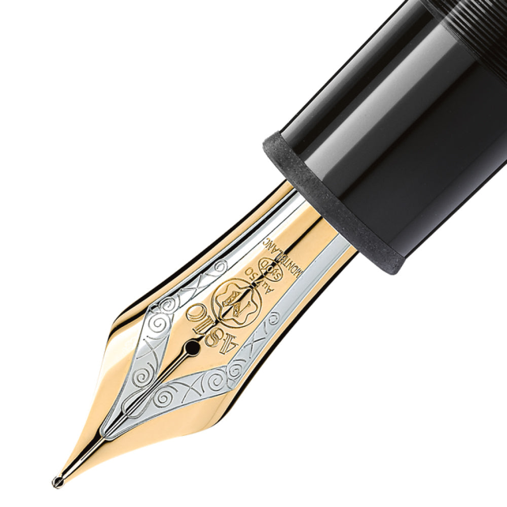 Montblanc fountain pen Meisterstück 149 gold finish tip M 115384 new reference 132113