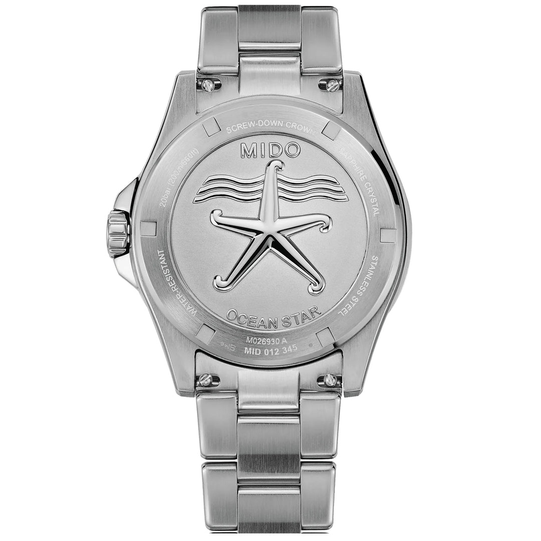 Montre Mido Ocean Star 200 41mm bleu automatique acier M026.930.11.041.00