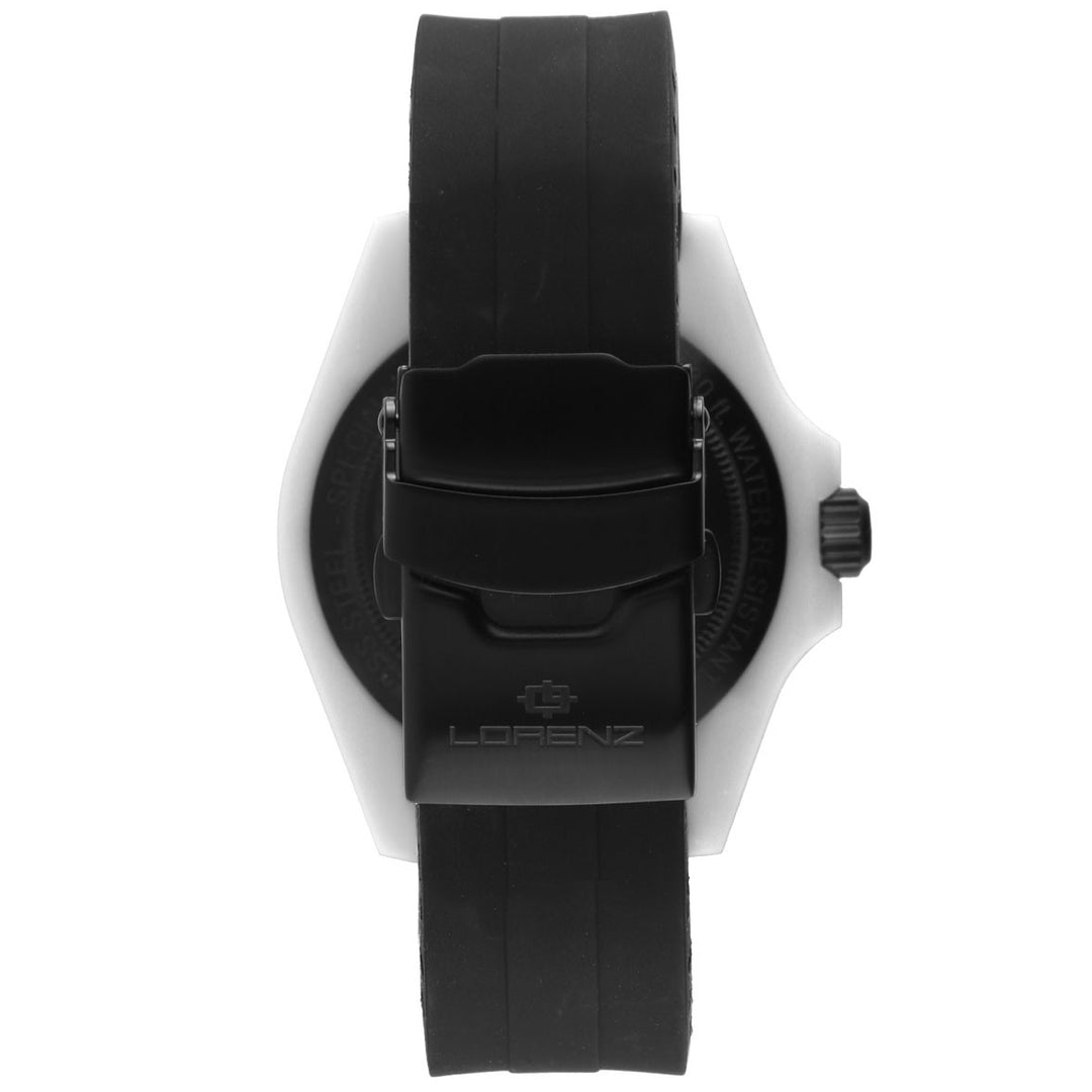 Lorenz Ocean Club White Shark 40mm zwart quartz horloge 030268FF