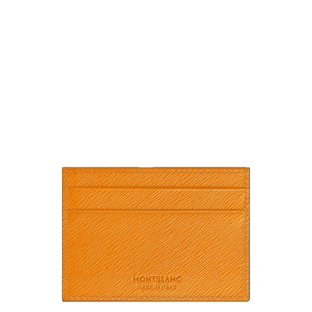 Montblanc 5-pocket kaarthouder in Sartorial saffraanleer 221464