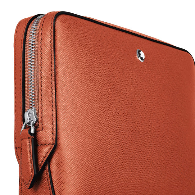 Montblanc kleine mandarijn Sartorial leren schoudertas 221576