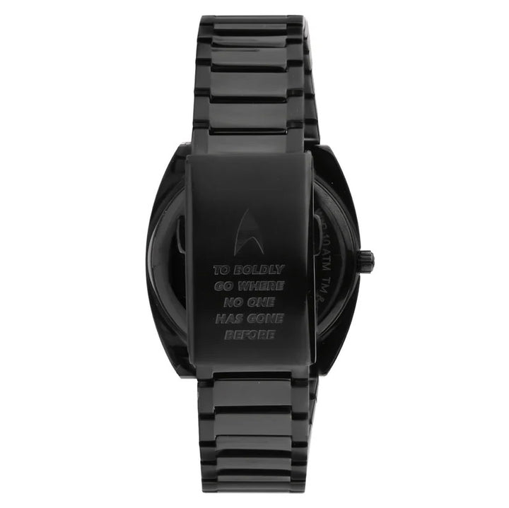 Lorenz horloge STAR TREK Deep Space Limited Edition 40x36 mm zwart automatisch staal zwarte PVD afwerking 030287LE