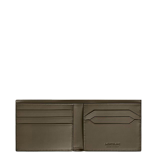 Portefeuille Montblanc 6 poches en cuir Extreme kaki 221434
