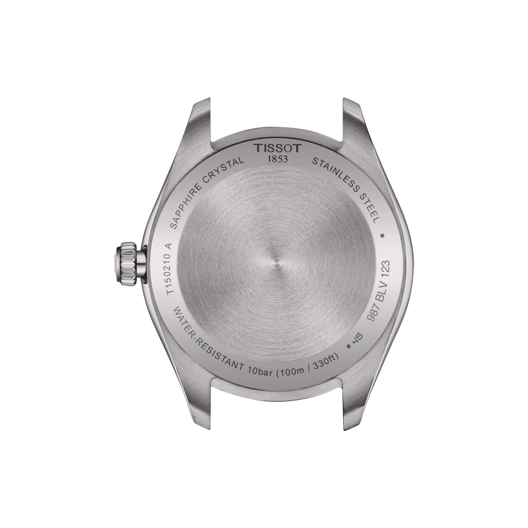 Tissot Watch PCC 100 34mm Silber Quarz Stahl PVD endet Gelbgold T150.210.21.031.00